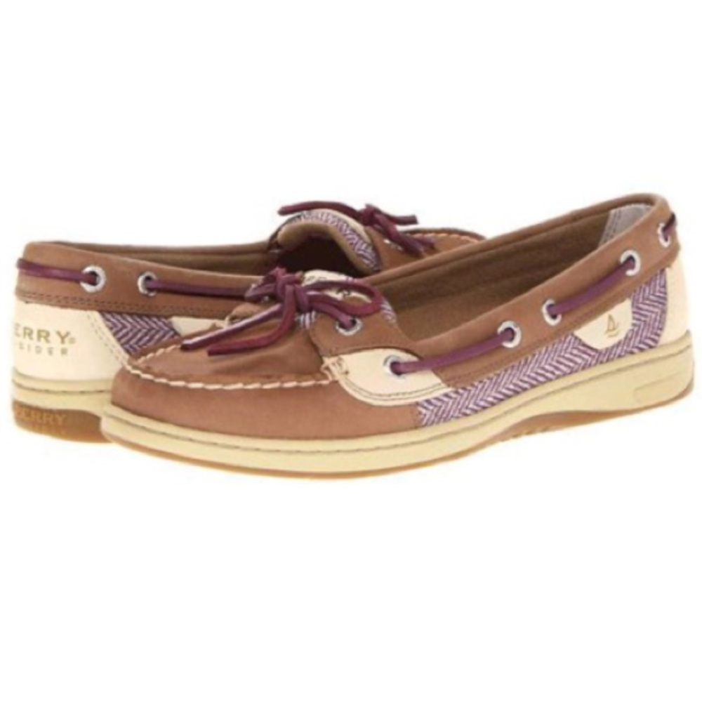 Sperry angelfish herringbone top-slider
